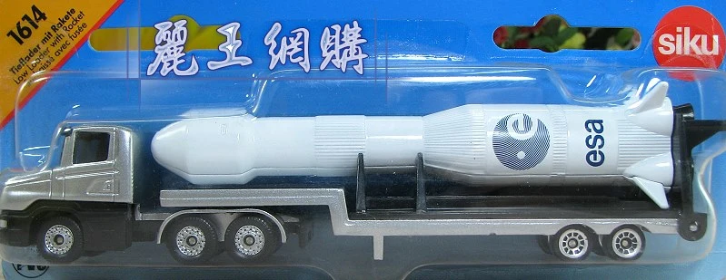 Siku 1614 平板拖車&火箭