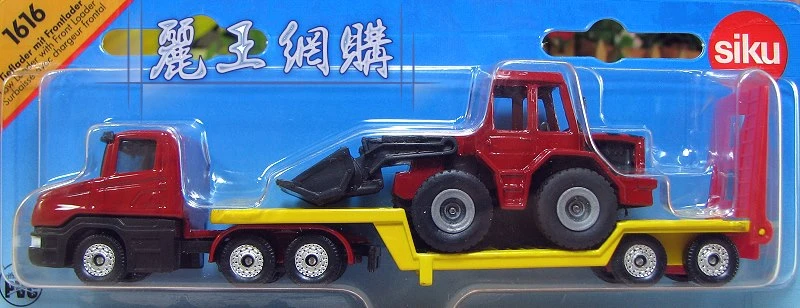 Siku 1616 平板拖車&堆土機