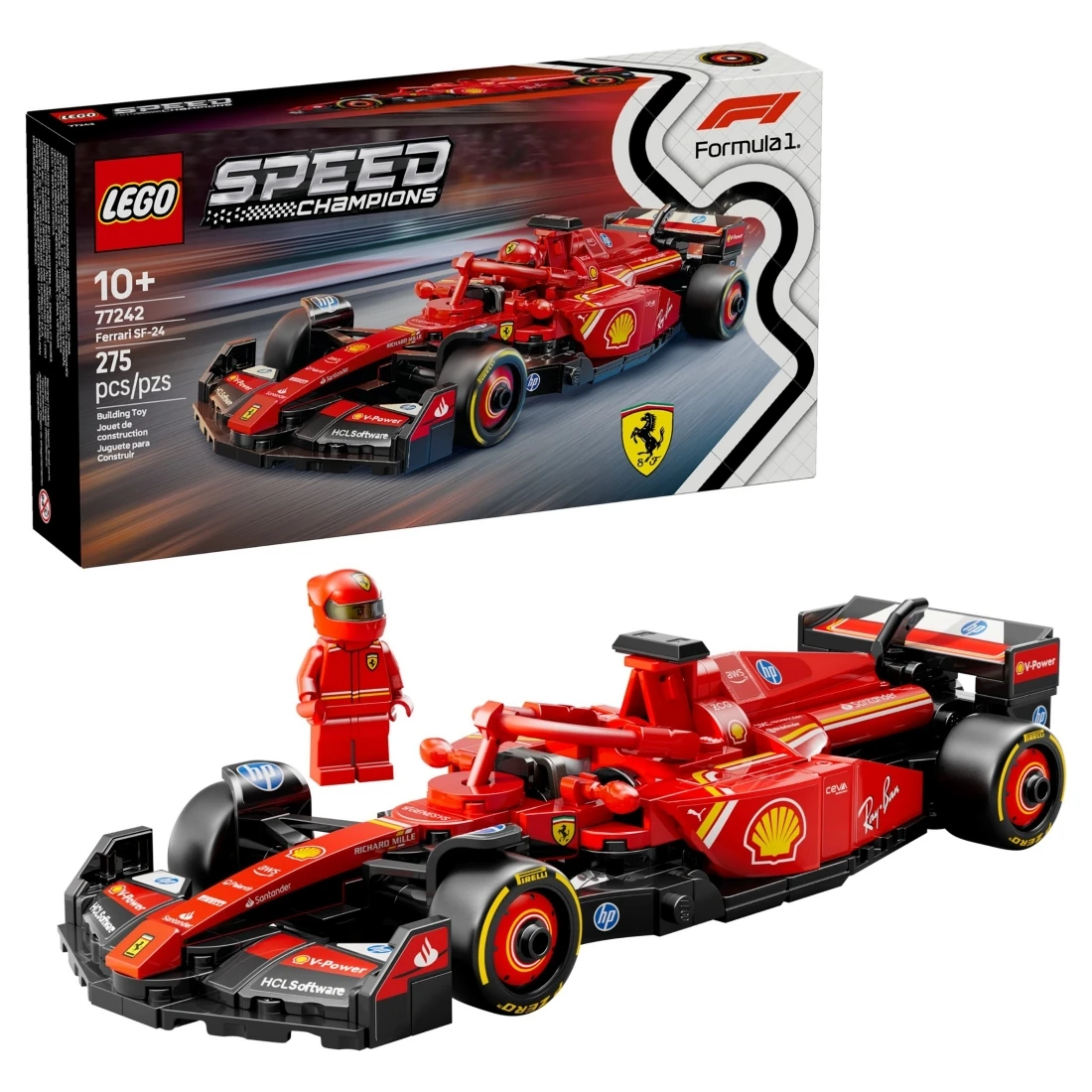 Lego 樂高 Speed 急速賽車 77242 法拉利 SF-24 F1® 賽車