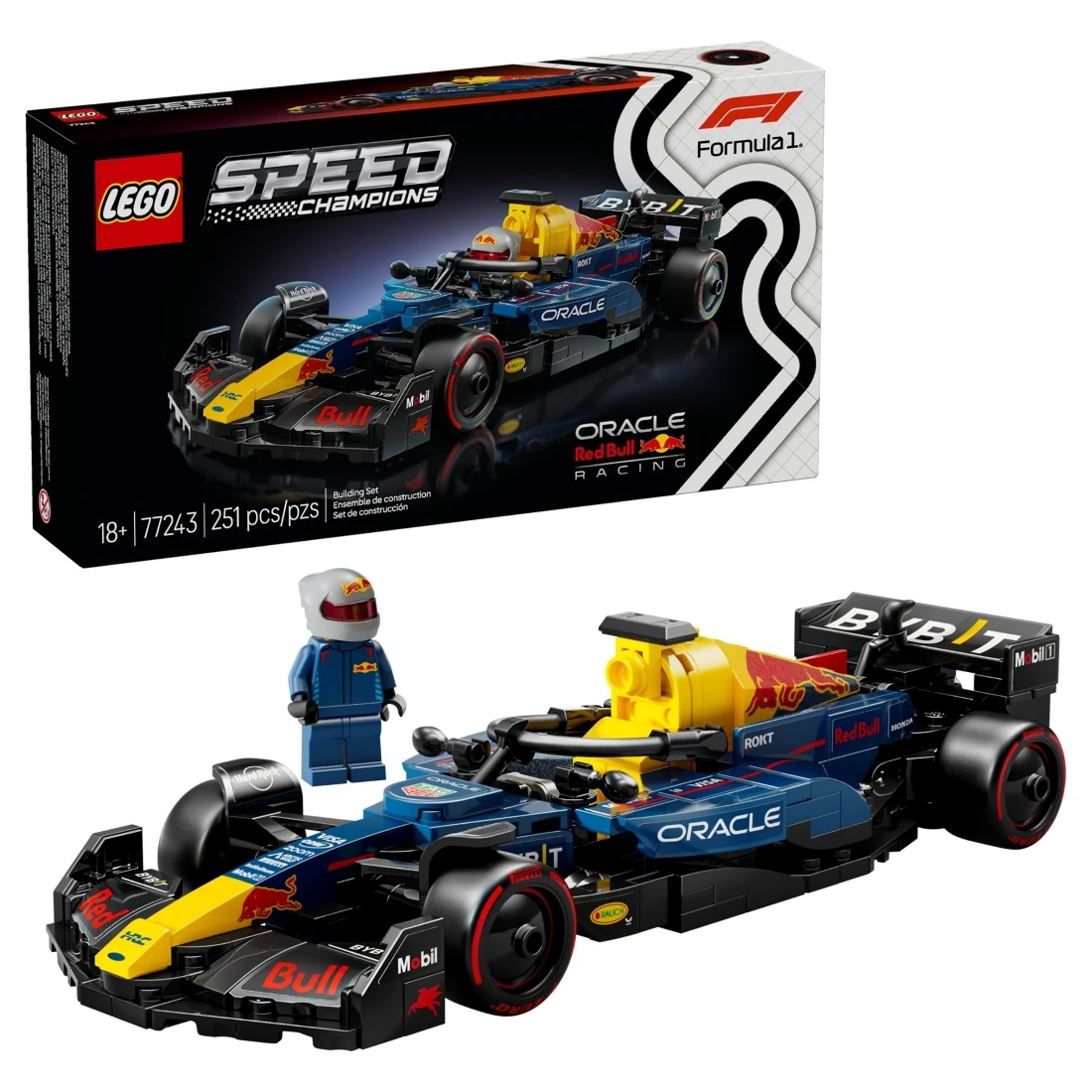 Lego 樂高 Speed 急速賽車 77243 紅牛 RB20 F1