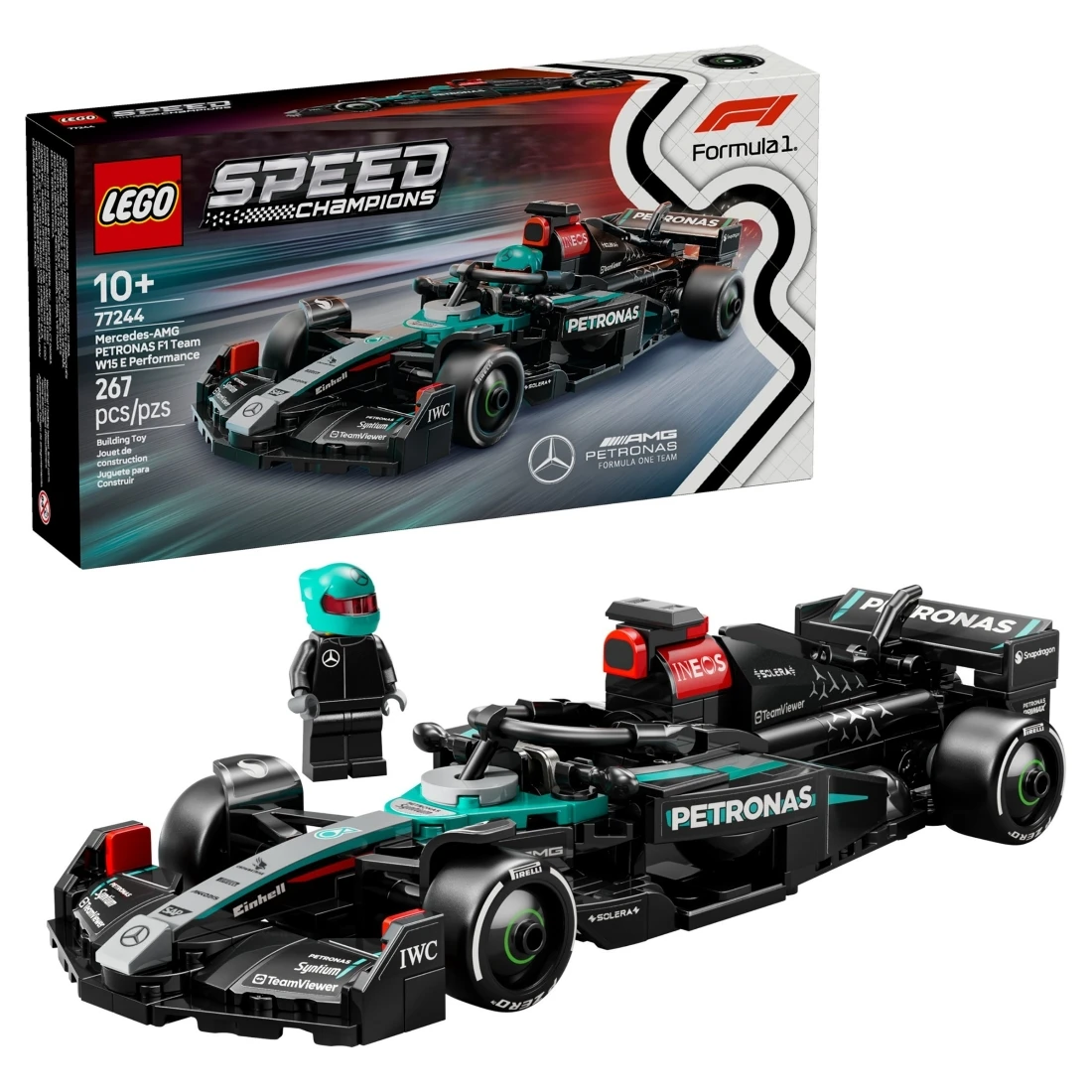 Lego 樂高 Speed 急速賽車 77244 賓士AMG F1® 車隊 W15