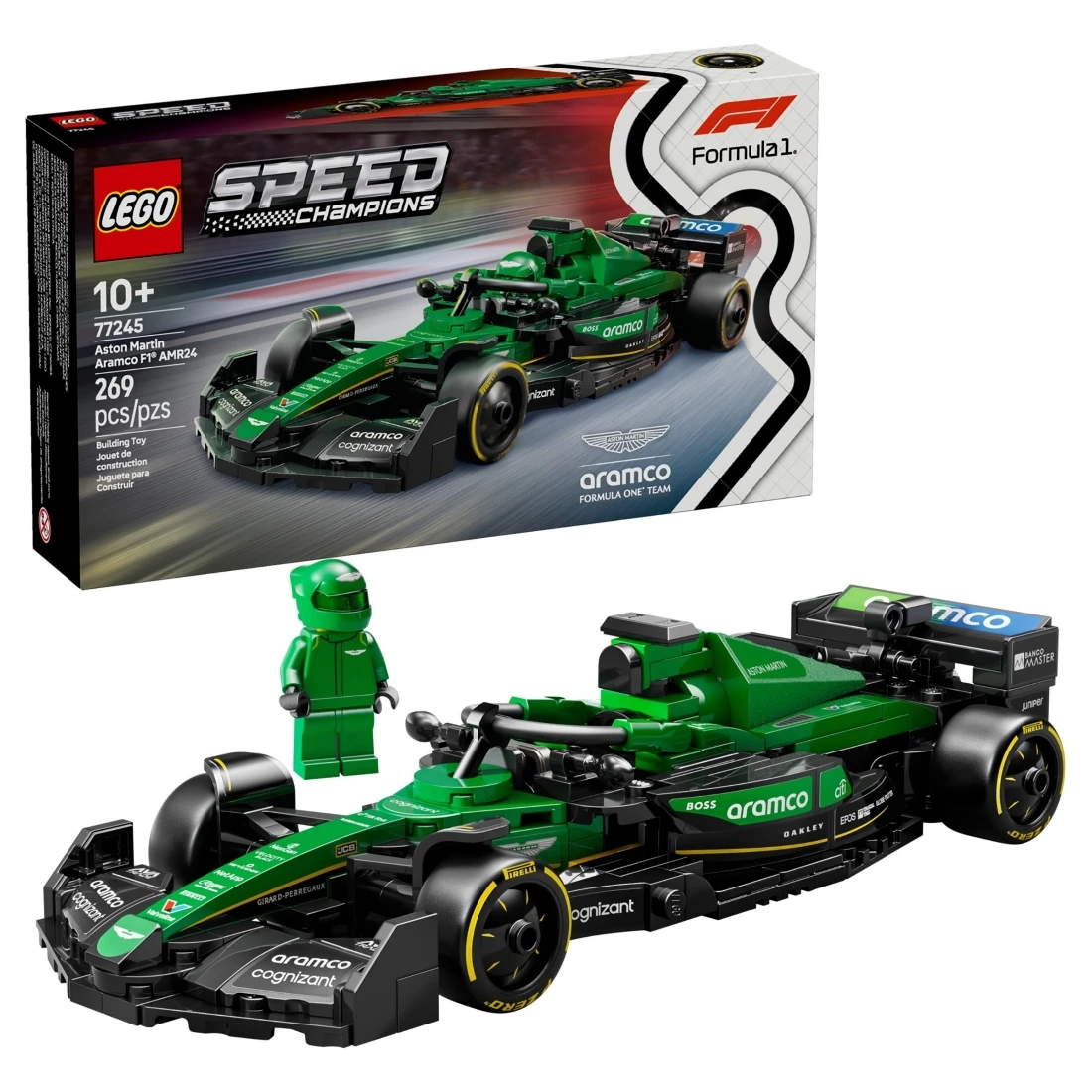 Lego 樂高 Speed 急速賽車 77245 奧斯頓 馬丁Aramco F1® AMR24