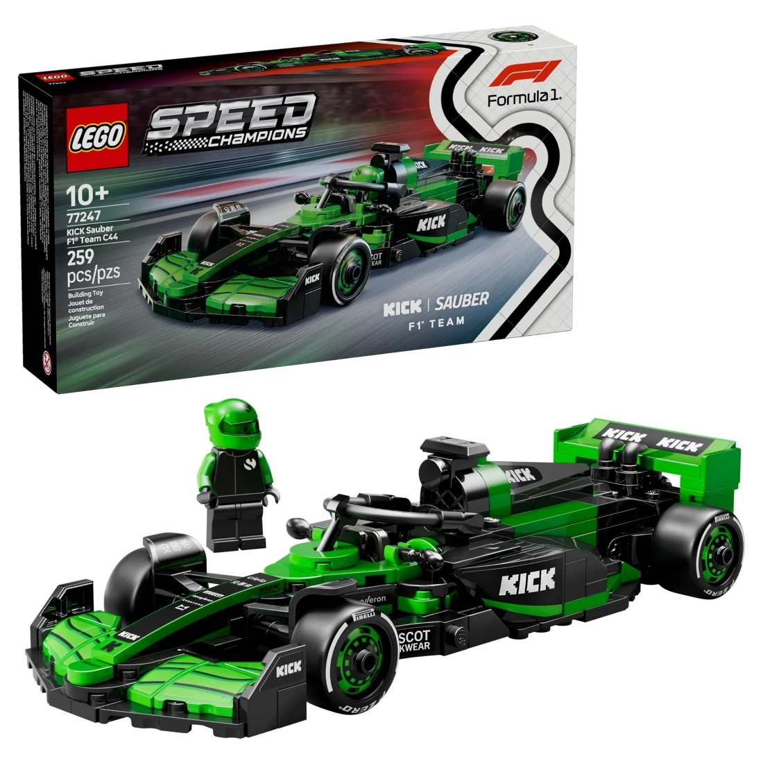 Lego 樂高 Speed 急速賽車 77247 薩伯 F1® 車隊 C44