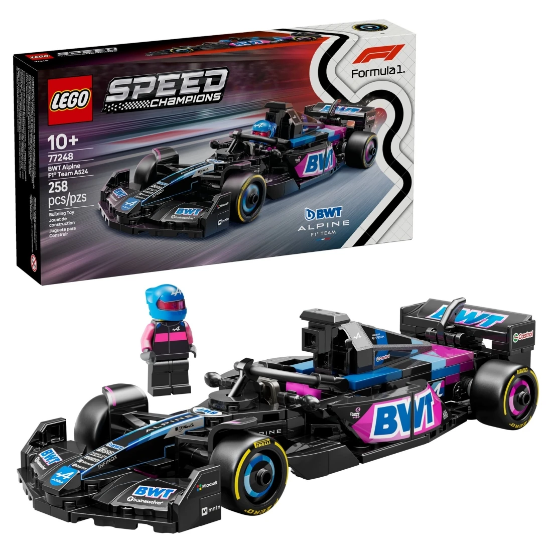 Lego 樂高 Speed 急速賽車 77248 倍世阿爾卑 F1 車隊 A524