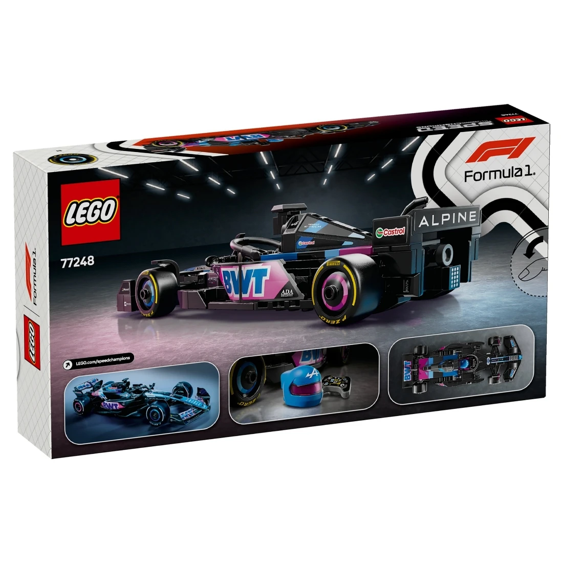 Lego 樂高 Speed 急速賽車 77248 倍世阿爾卑 F1 車隊 A524