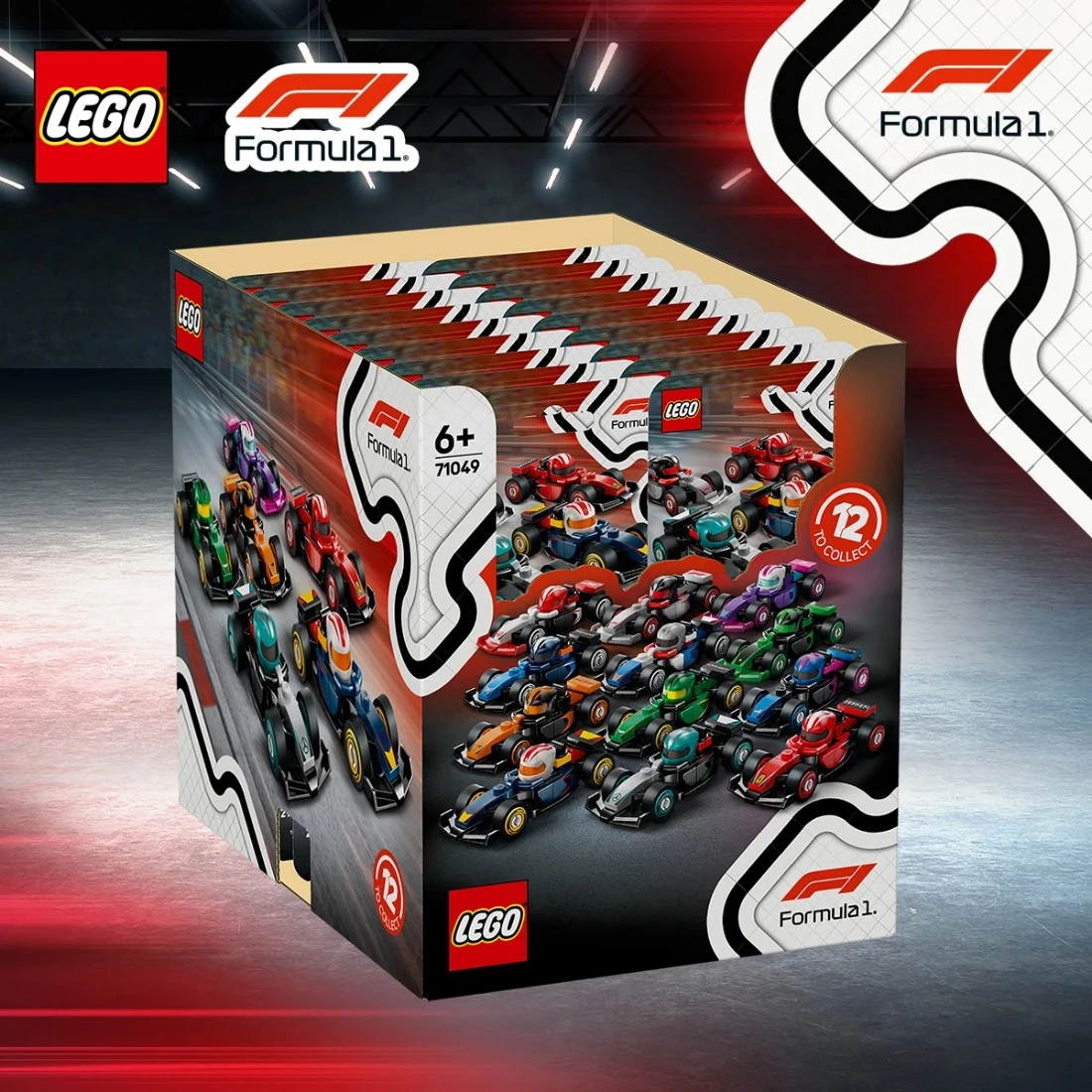 Lego 樂高 Minifigures-F1® 71049 收藏賽車 隨機款式