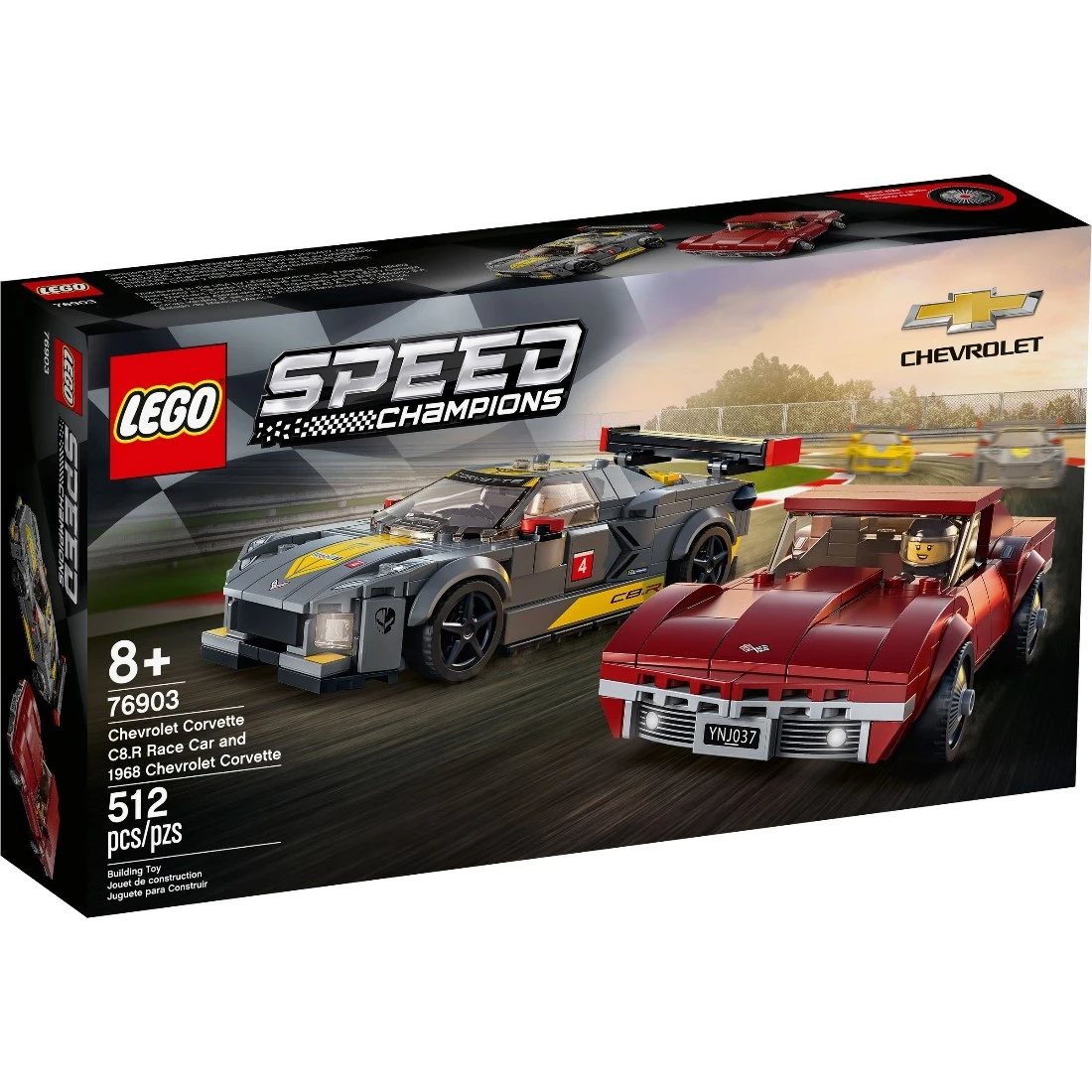 Lego 樂高 Speed 急速賽車 76903 雪佛蘭C8.R&1968