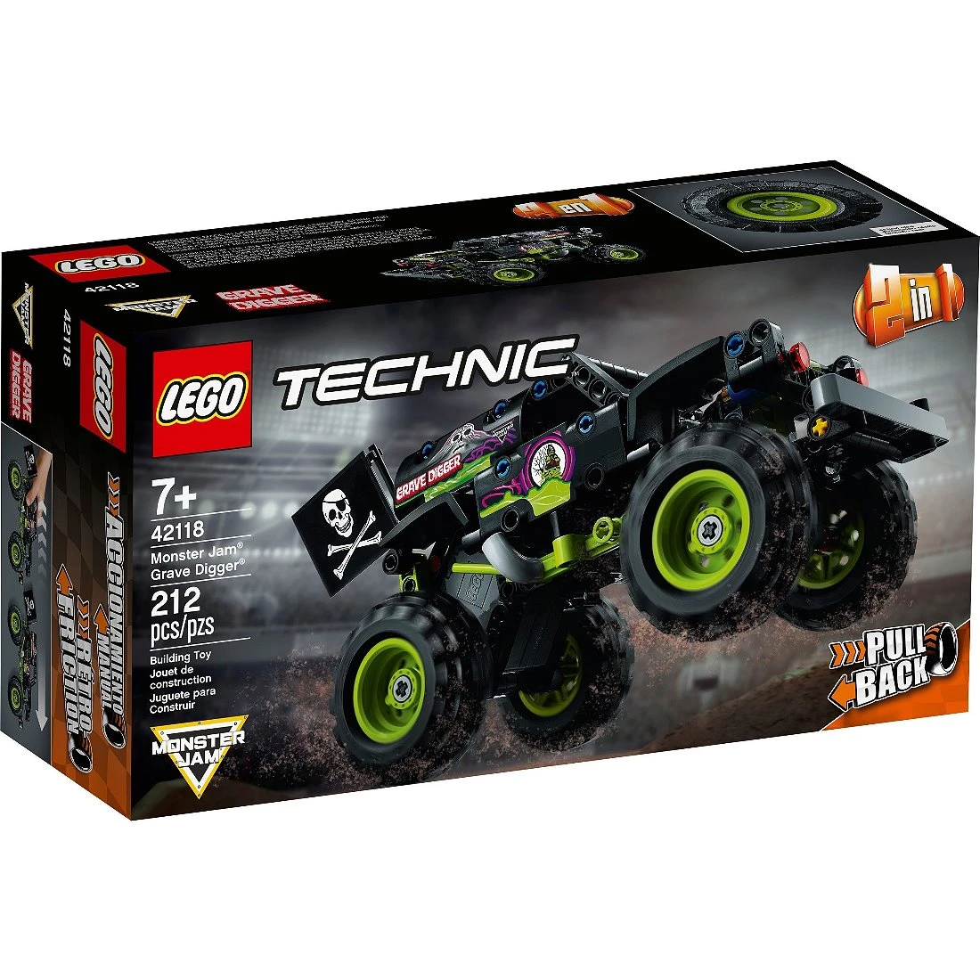 Lego 樂高 Technic 科技 42118 怪獸卡車 Grave Digger