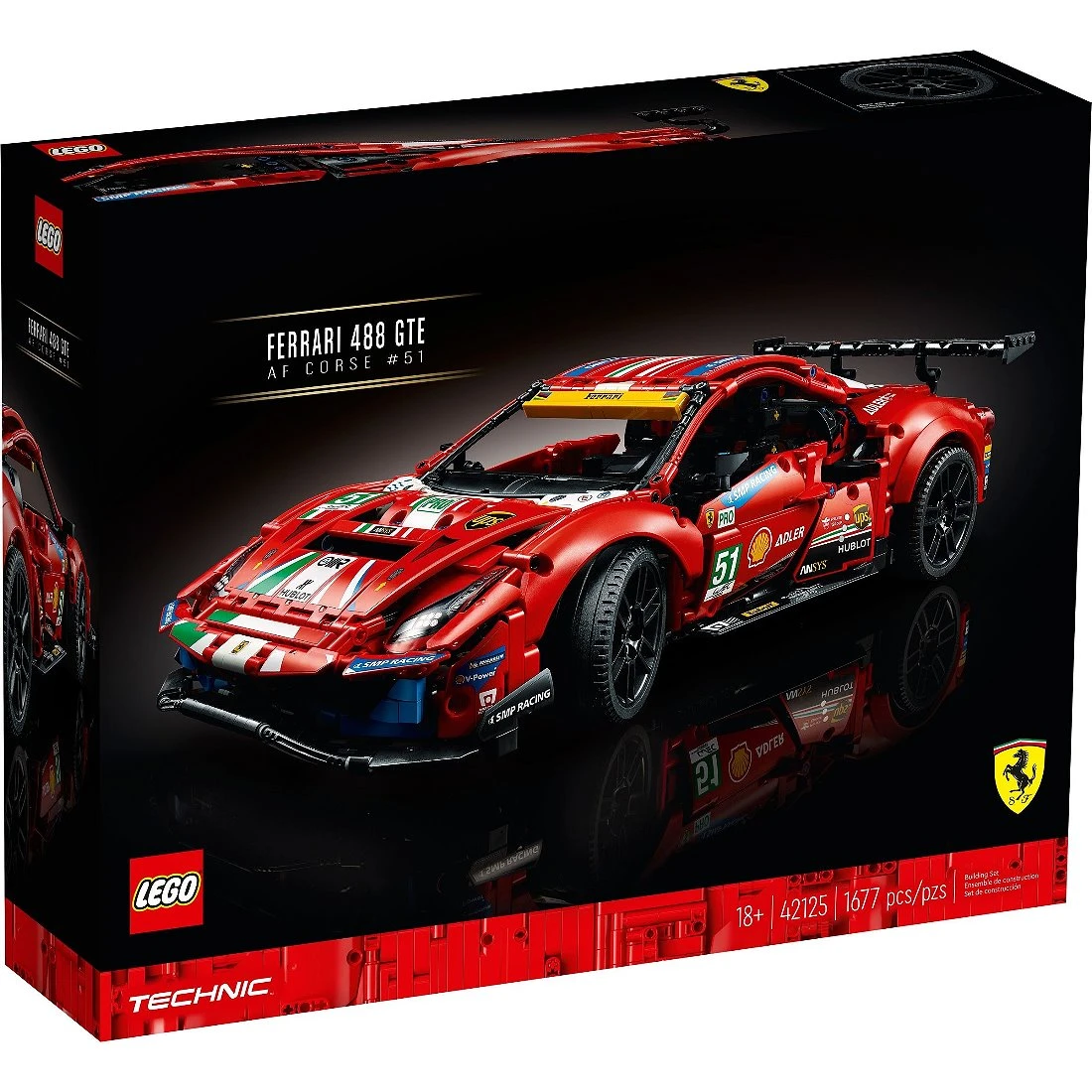 Lego 樂高 Technic 科技 42125 法拉利 488 GTE AFCorse51