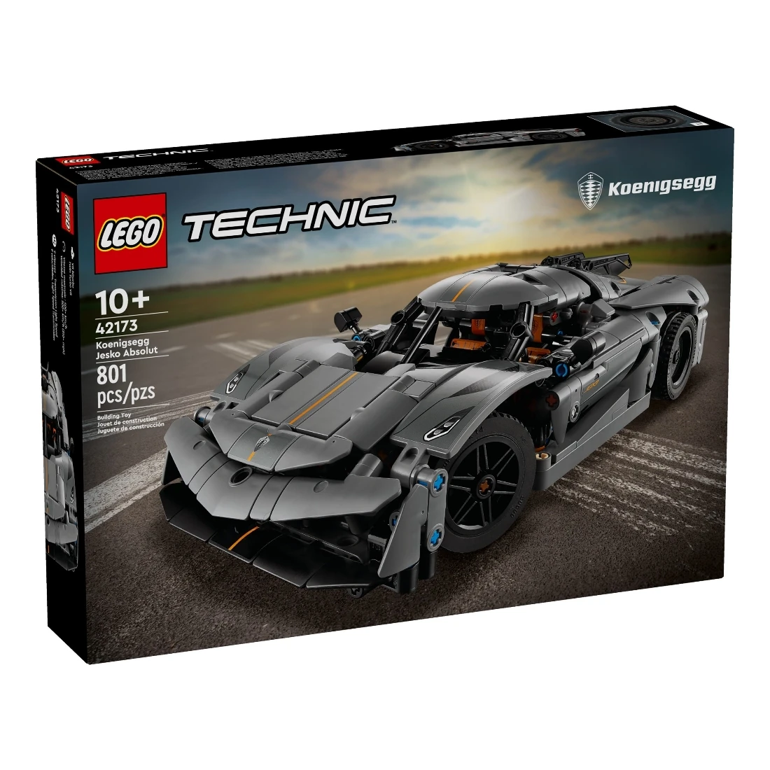 Lego 樂高 Technic 科技 42173 科尼賽克 Jesko Absolut 灰色超級跑車