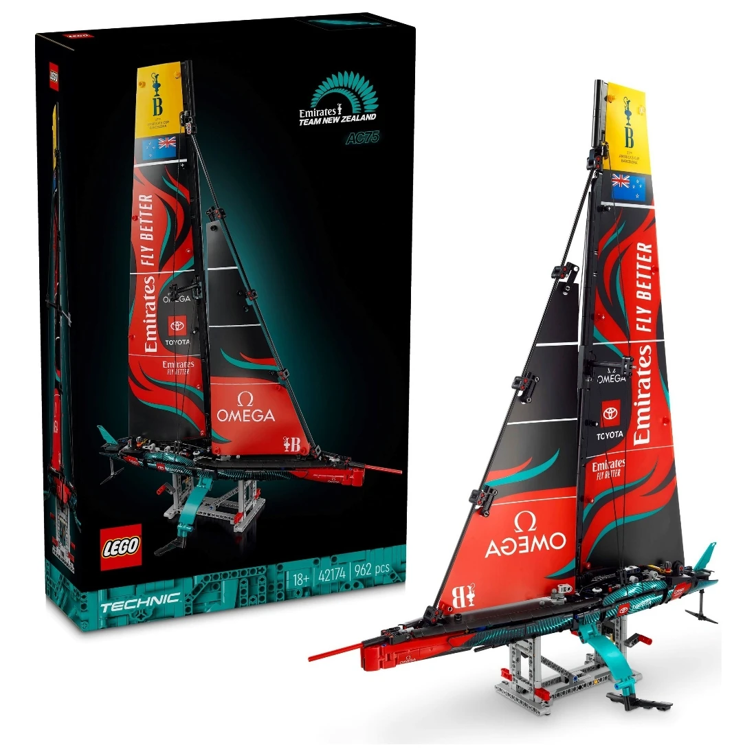 Lego 樂高 Technic 科技 42174 紐西蘭酋長隊 AC75 遊艇