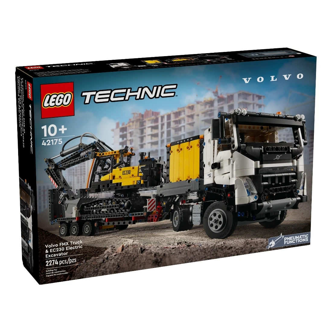 Lego 樂高 Technic 科技 42175 olvo FMX 卡車和 EC230 電動挖土機