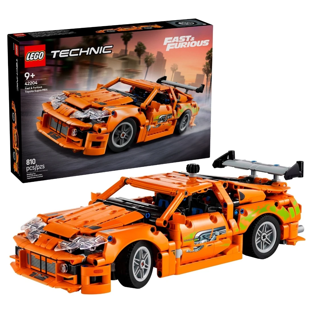 Lego 樂高 Technic 科技 42204 玩命關頭 Toyota 豐田 Supra MK4