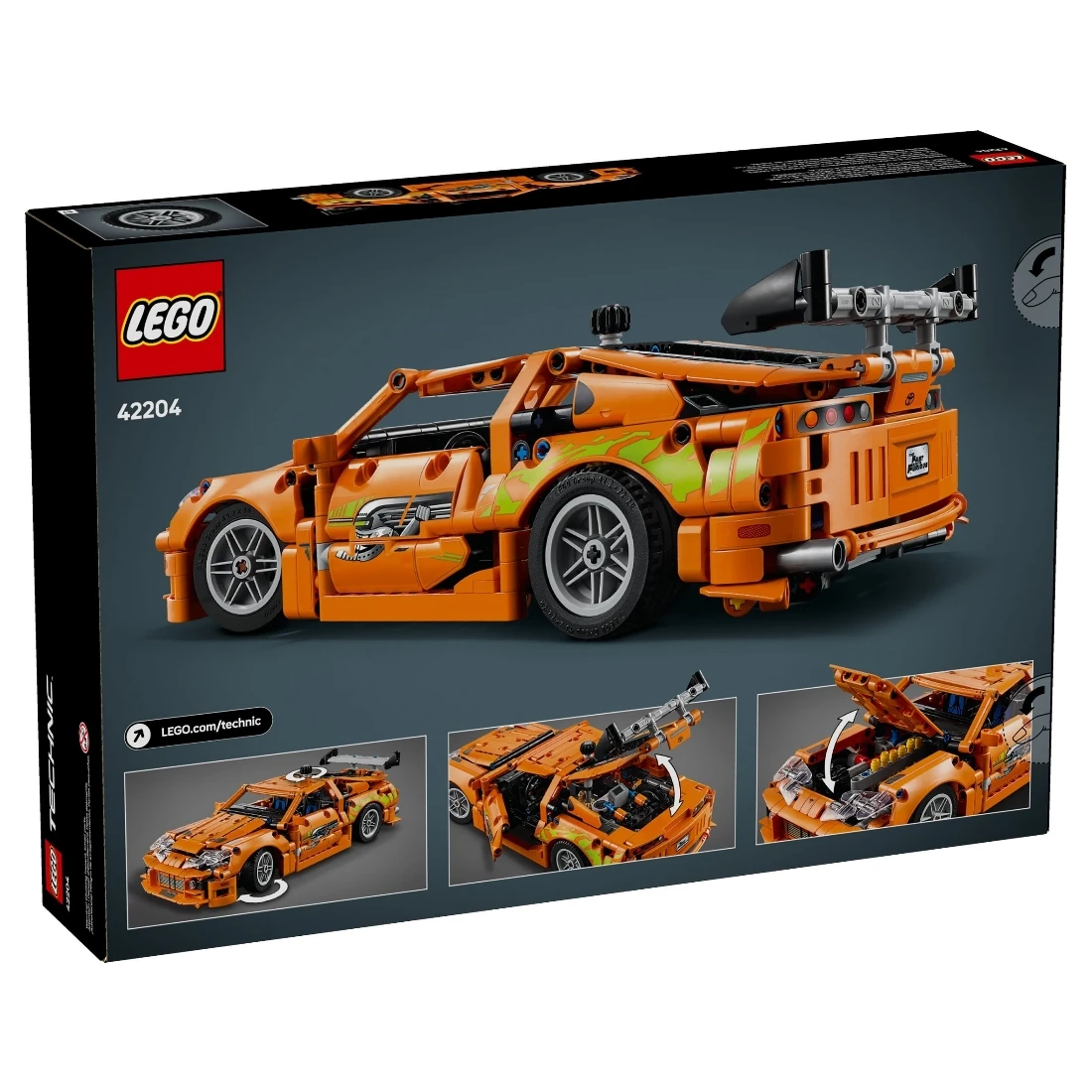 Lego 樂高 Technic 科技 42204 玩命關頭 Toyota 豐田 Supra MK4
