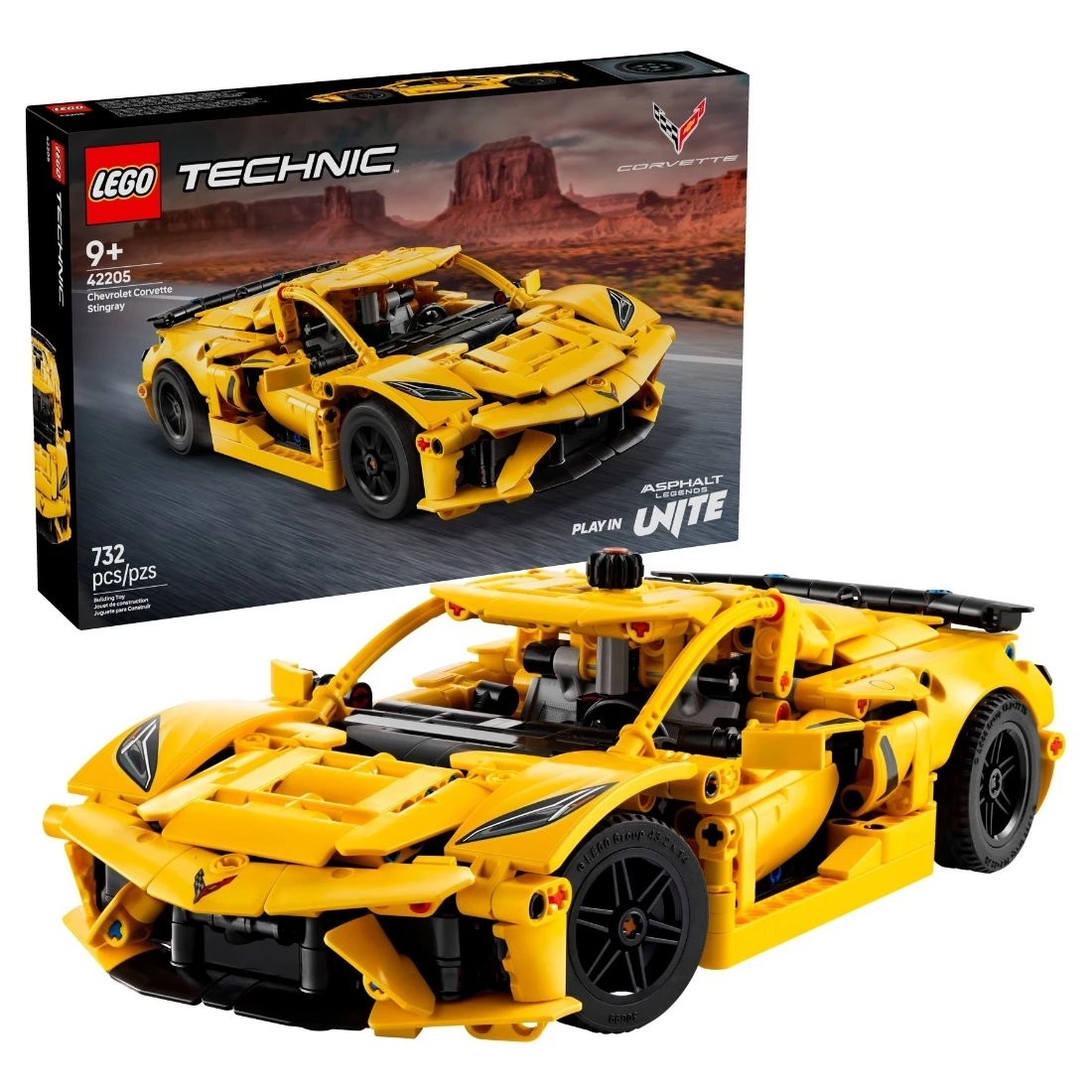 Lego 樂高 Technic 科技 42205 雪佛蘭 Chevrolet Corvette Stingray