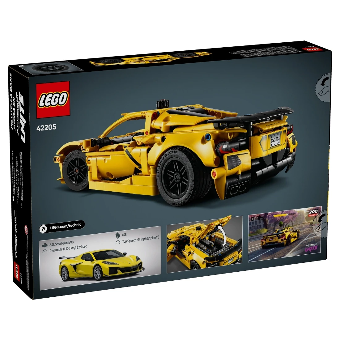 Lego 樂高 Technic 科技 42205 雪佛蘭 Chevrolet Corvette Stingray
