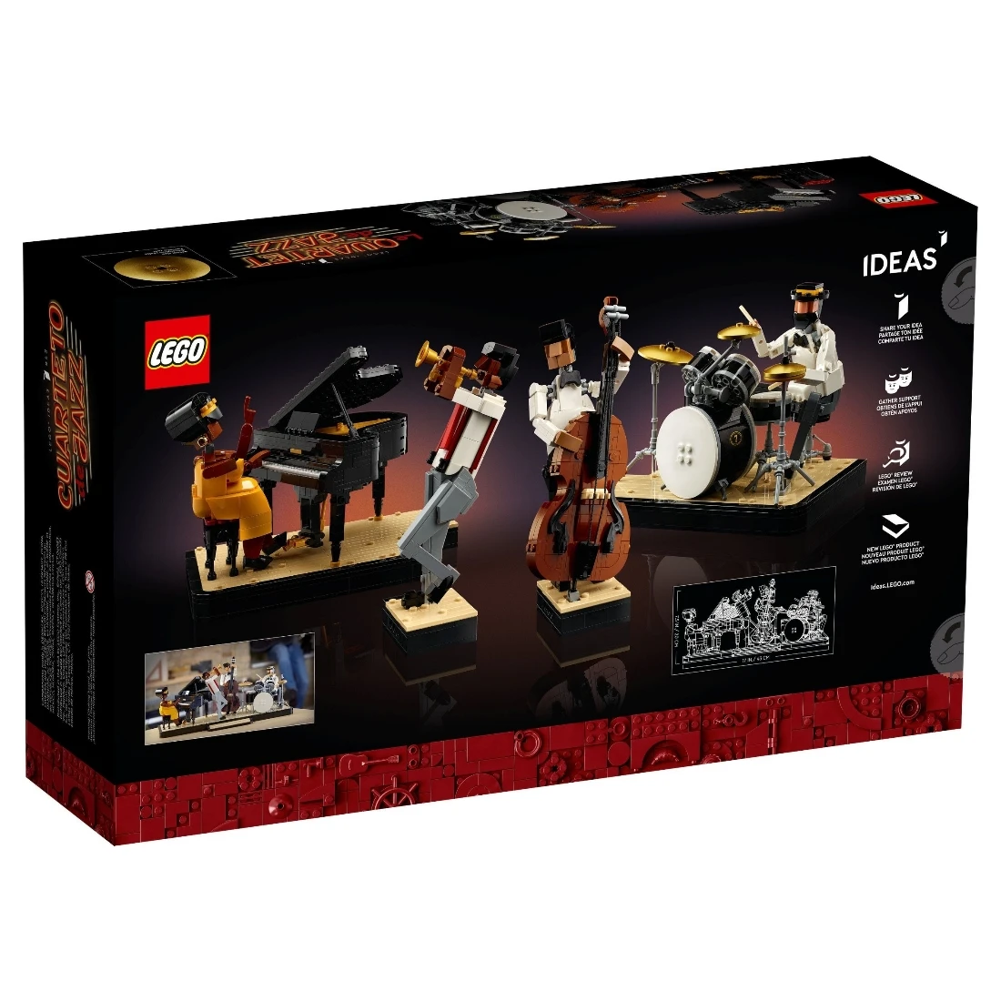 Lego 樂高  IDEAS 21334 爵士四重奏