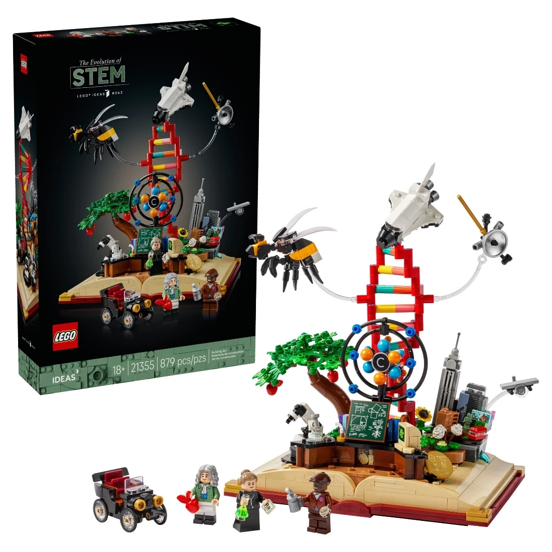 Lego 樂高  IDEAS 21355 STEM 的演變