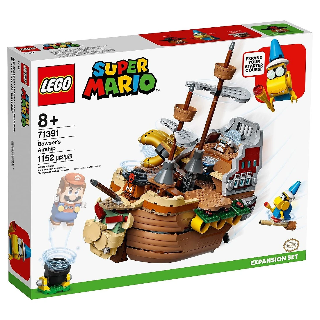 Lego 樂高 Mario 71391 庫巴飛行船