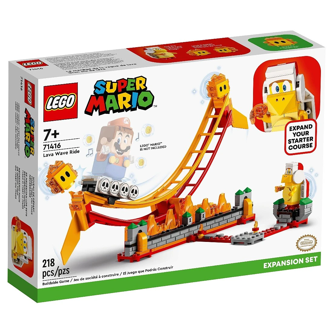 Lego 樂高 Mario 71416 熔岩波浪之旅