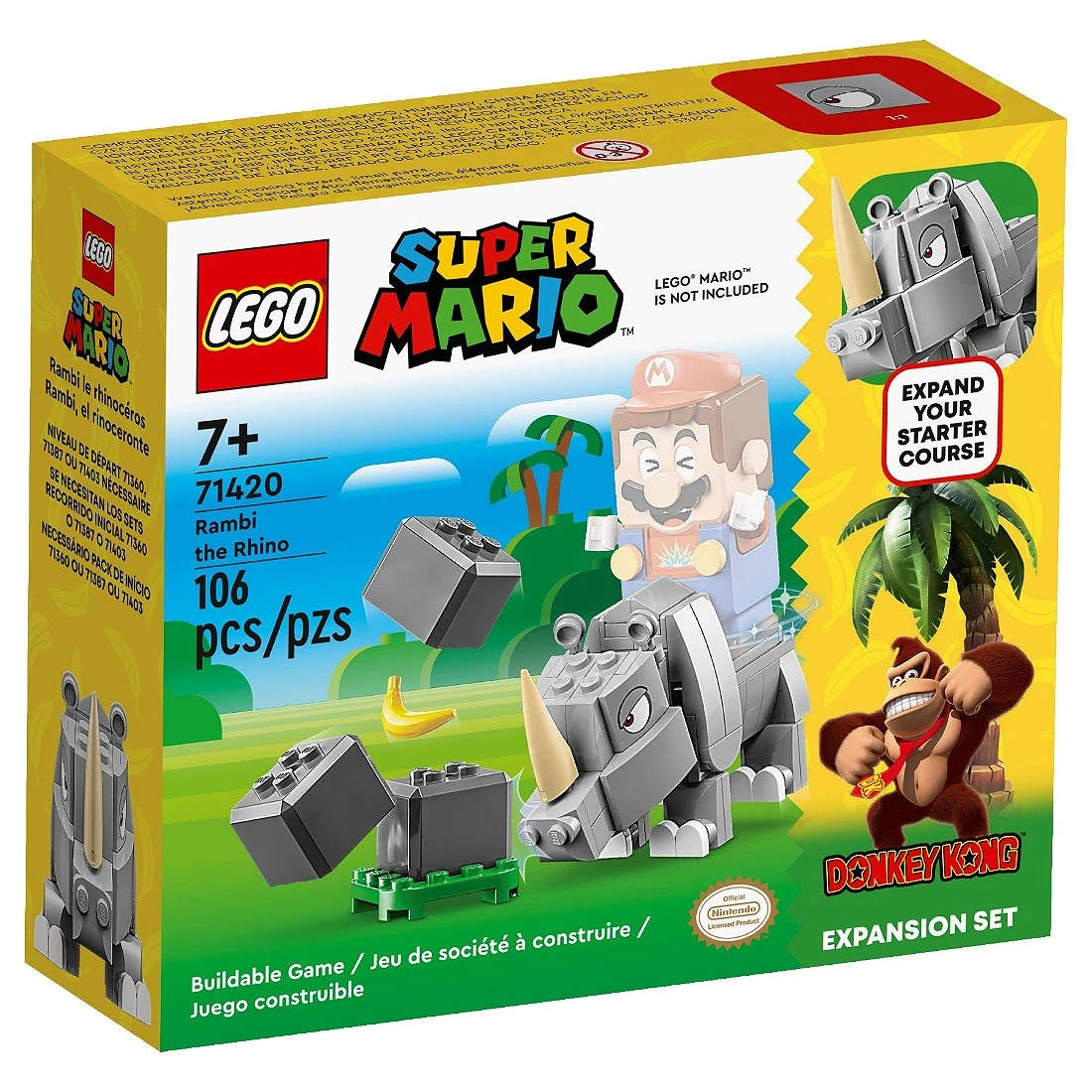 Lego 樂高 Mario 71420 犀牛蘭比