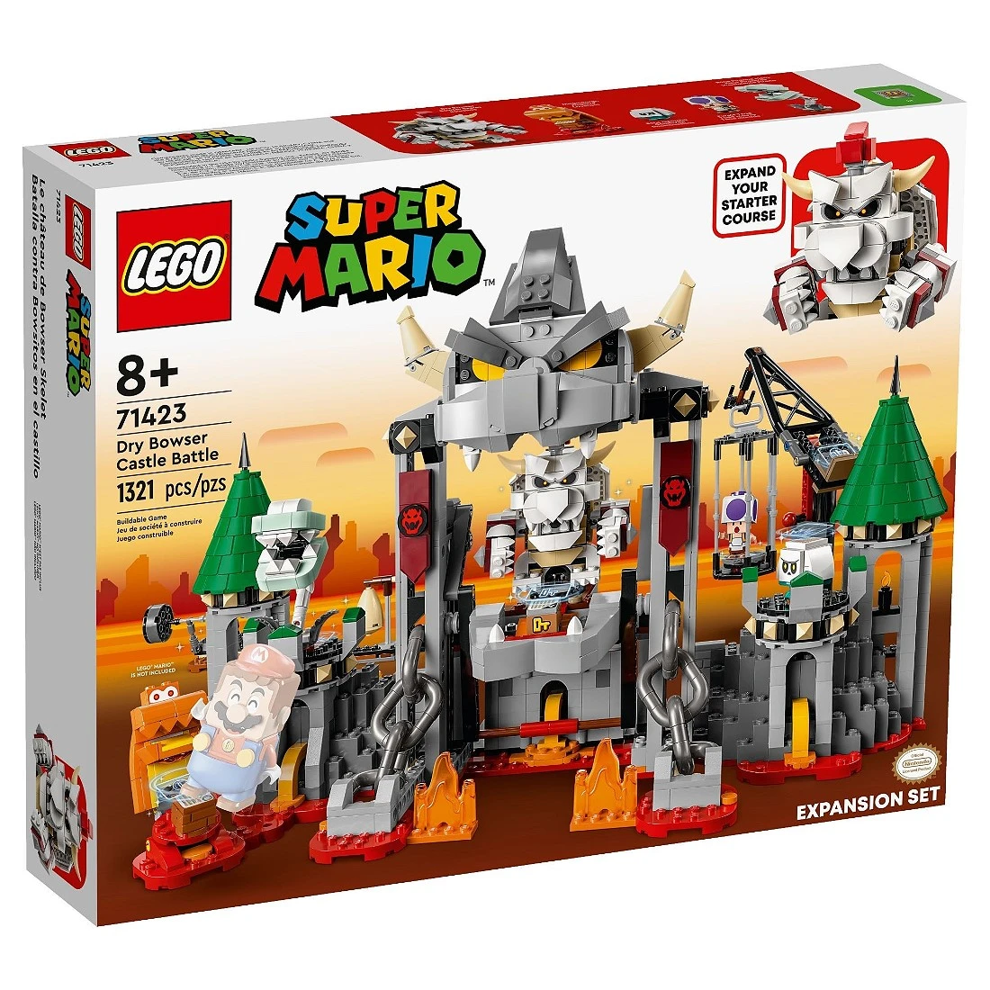 Lego 樂高 Mario 71423 枯骨庫巴城堡大戰