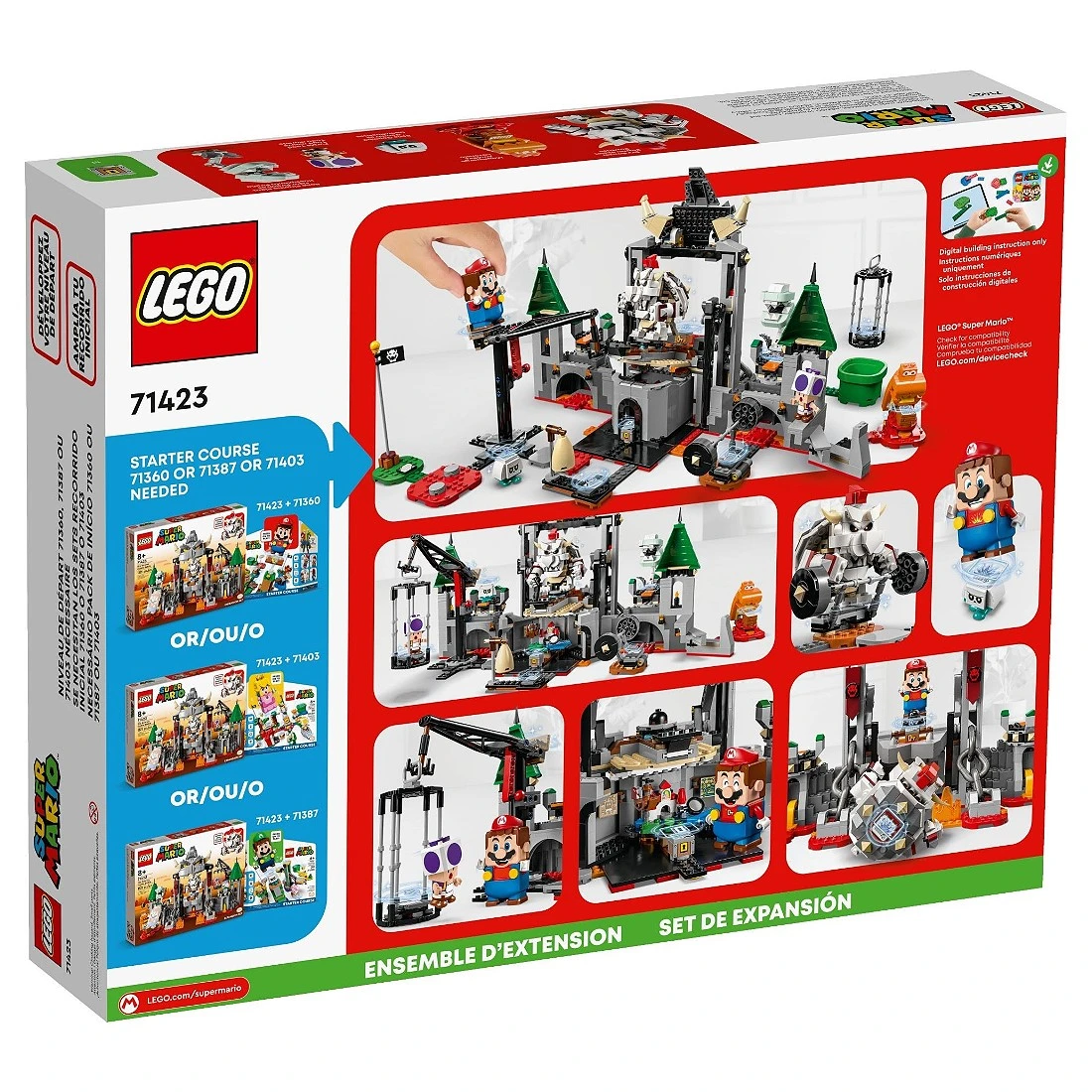 Lego 樂高 Mario 71423 枯骨庫巴城堡大戰