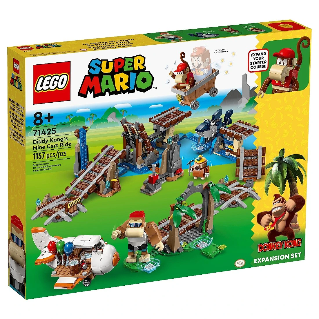 Lego 樂高 Mario 71425 狄狄剛的採礦車之旅