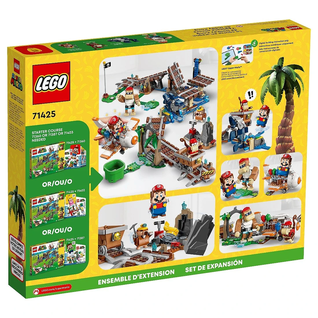 Lego 樂高 Mario 71425 狄狄剛的採礦車之旅