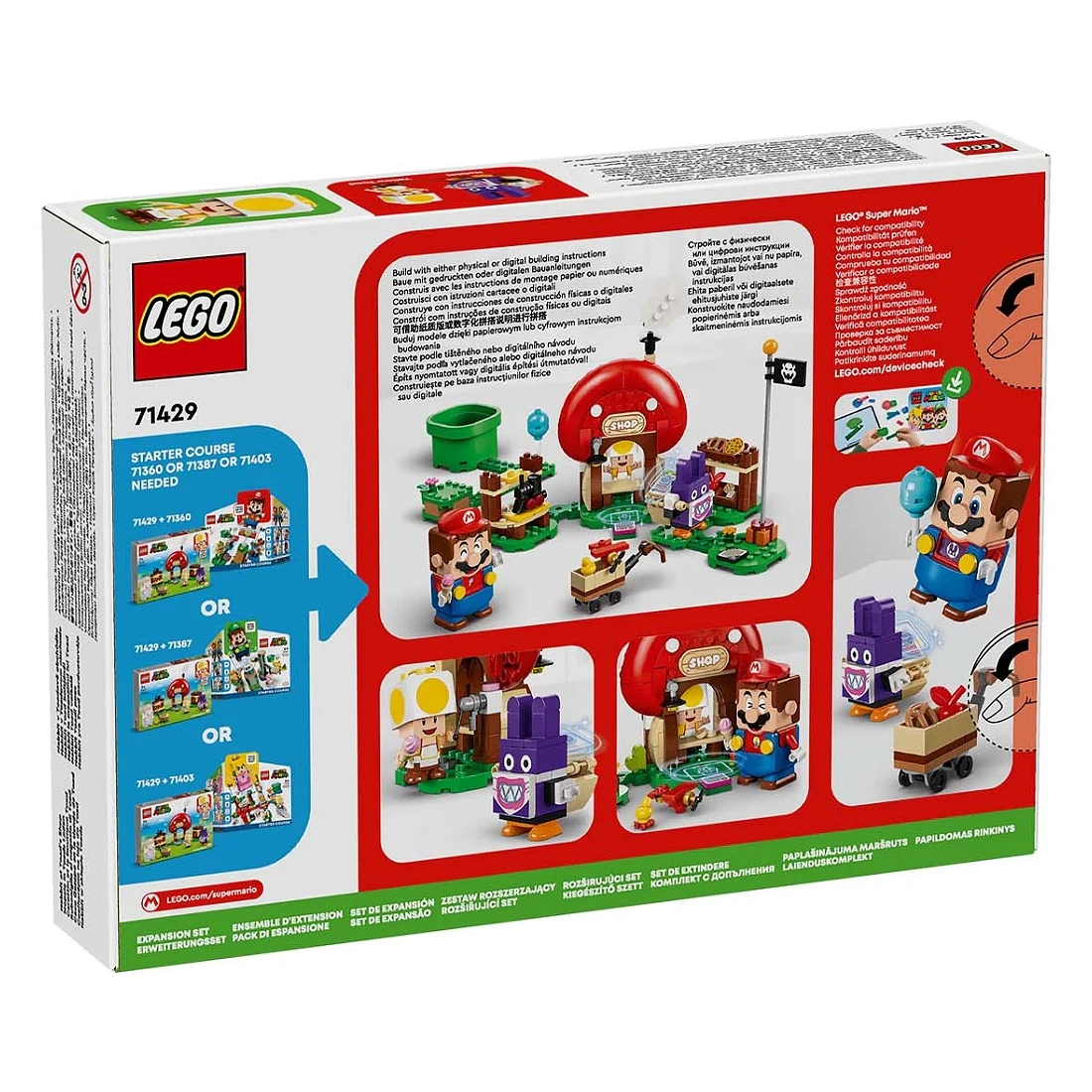 Lego 樂高 Mario 71429 偷天兔和奇諾比奧商店