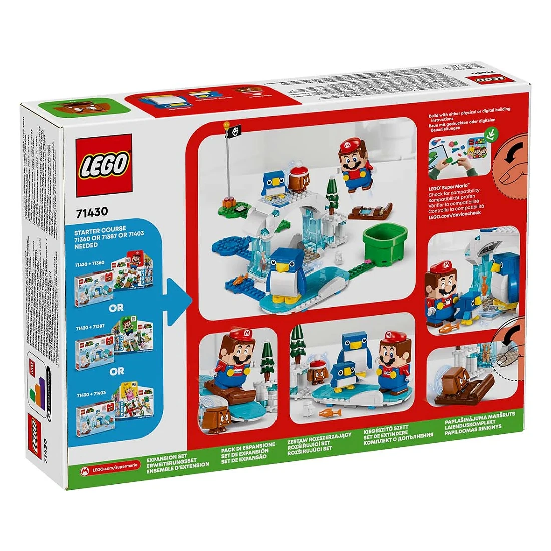 Lego 樂高 Mario 71430 企鵝家族的雪地探險