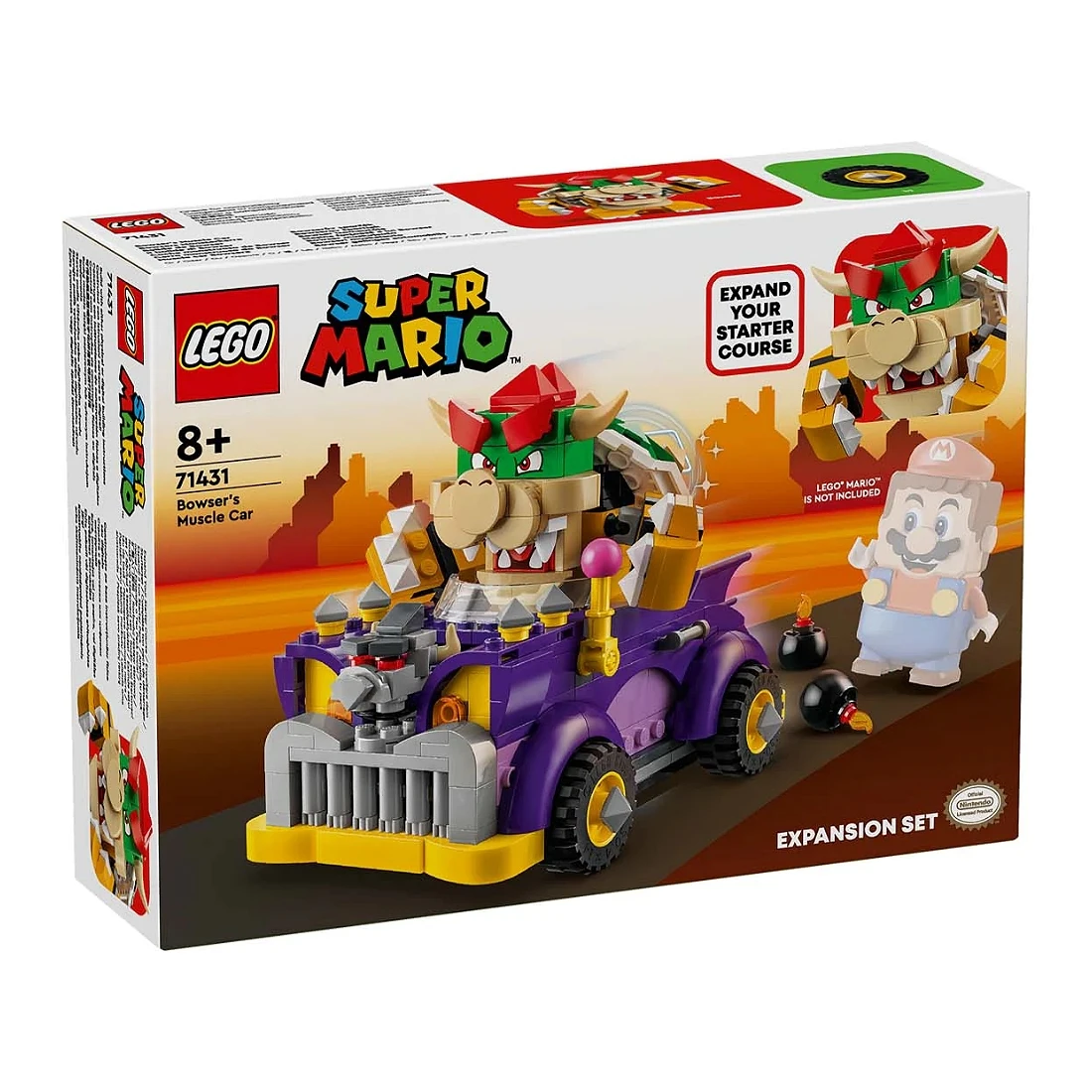 Lego 樂高 Mario 71431 庫巴的高速公路車