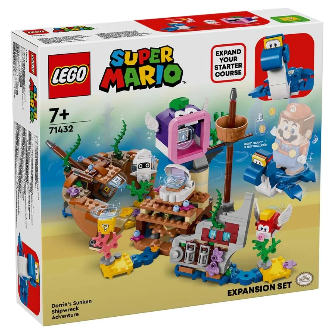 Lego 樂高 Mario 71432 海龍王的沉船探險