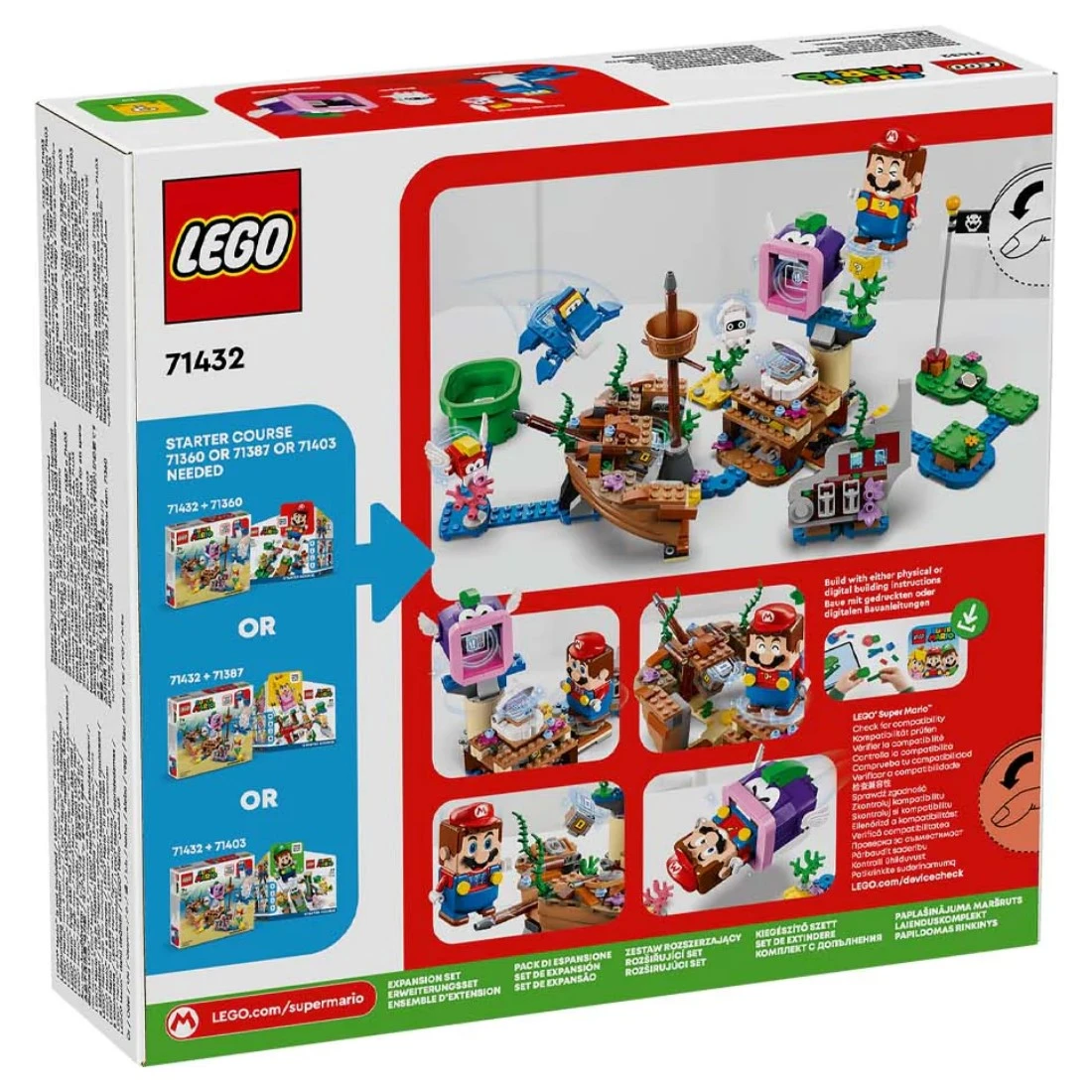 Lego 樂高 Mario 71432 海龍王的沉船探險