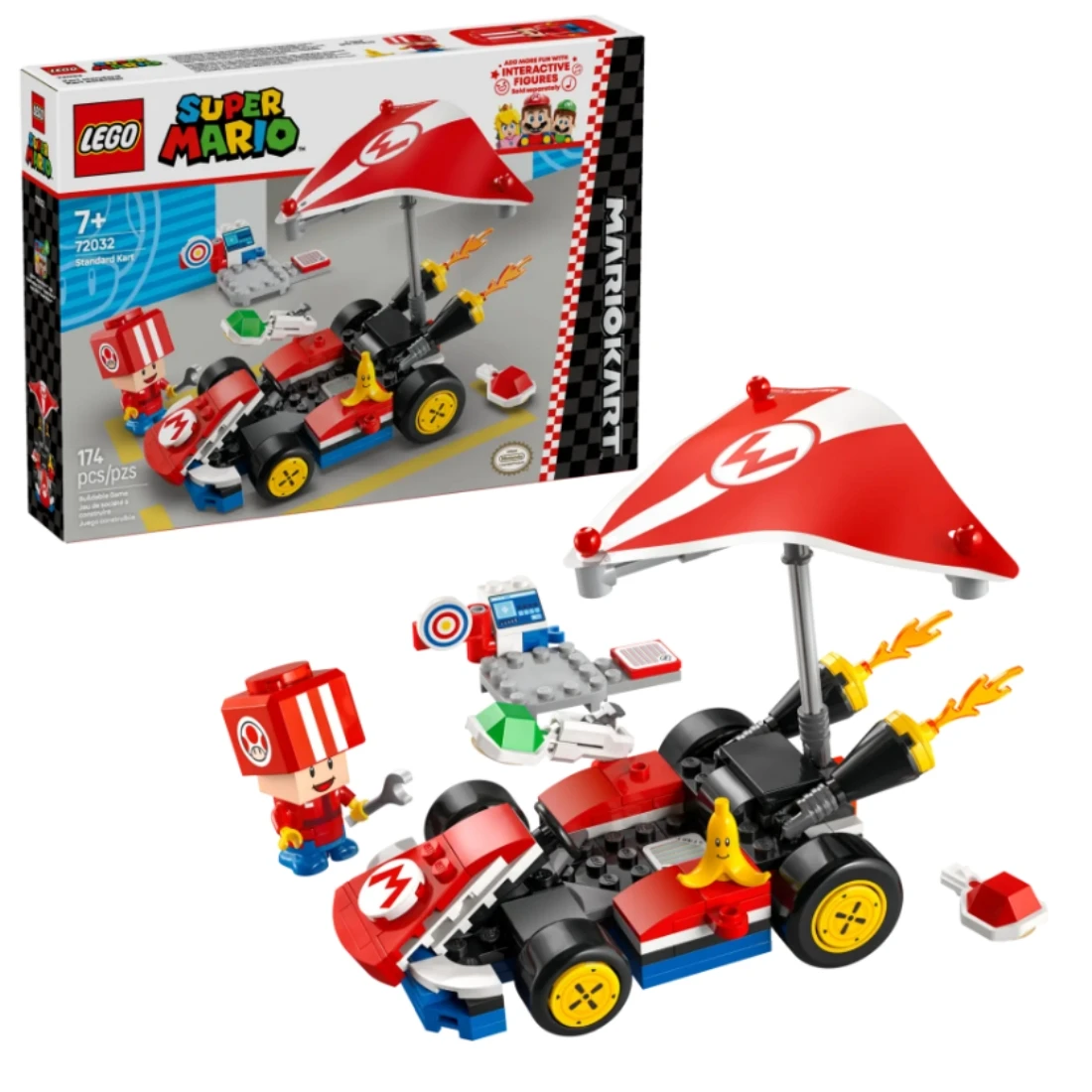 Lego 樂高 Mario 72032 瑪利歐賽車 標準車