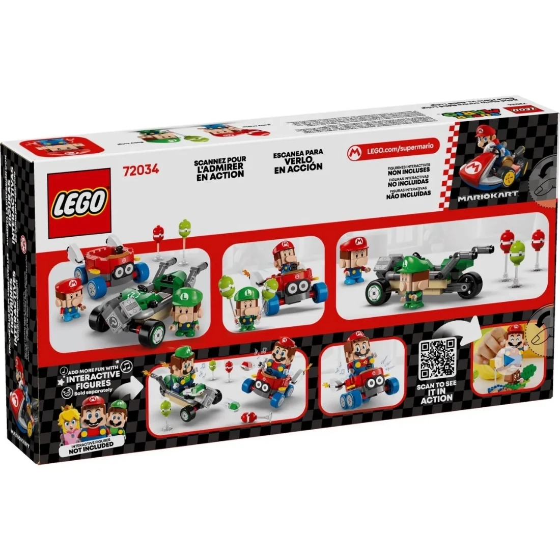 Lego 樂高 Mario 72034 瑪利歐賽車 瑪利歐寶寶vs路易吉寶寶