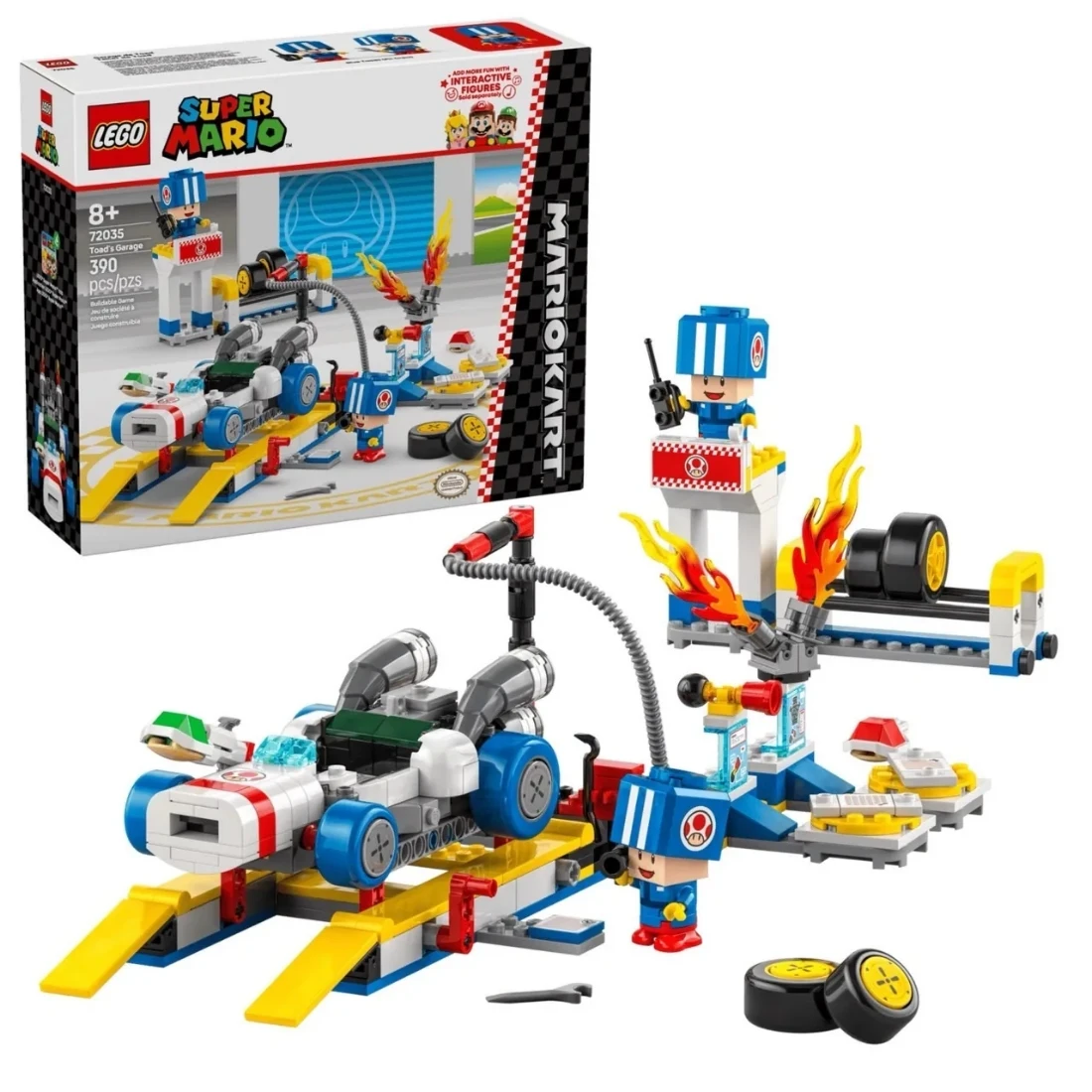Lego 樂高 Mario 72035 瑪利歐賽車 奇諾比奧的車庫