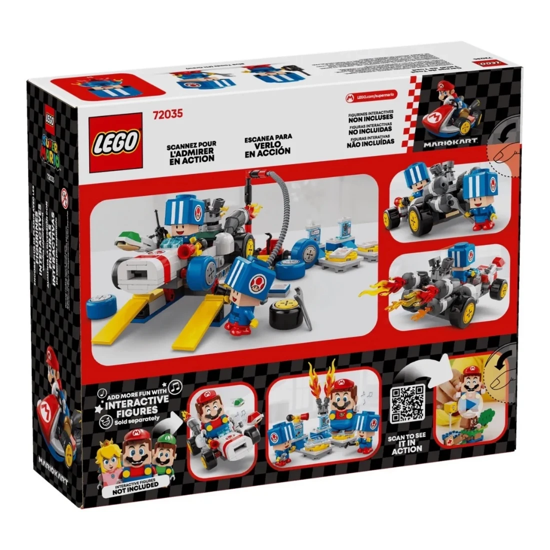 Lego 樂高 Mario 72035 瑪利歐賽車 奇諾比奧的車庫