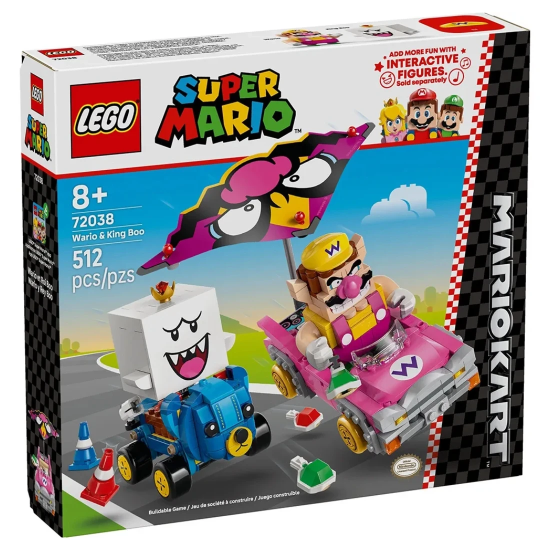 Lego 樂高 Mario 72038 瑪利歐賽車 瓦利歐與害羞幽靈王