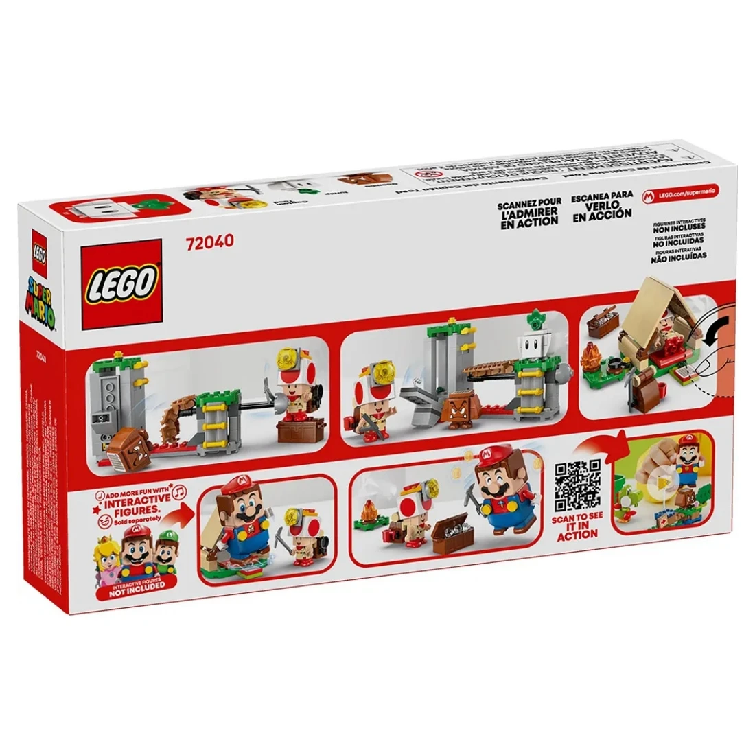 Lego 樂高 Mario 72040 奇諾比奧隊長的營地