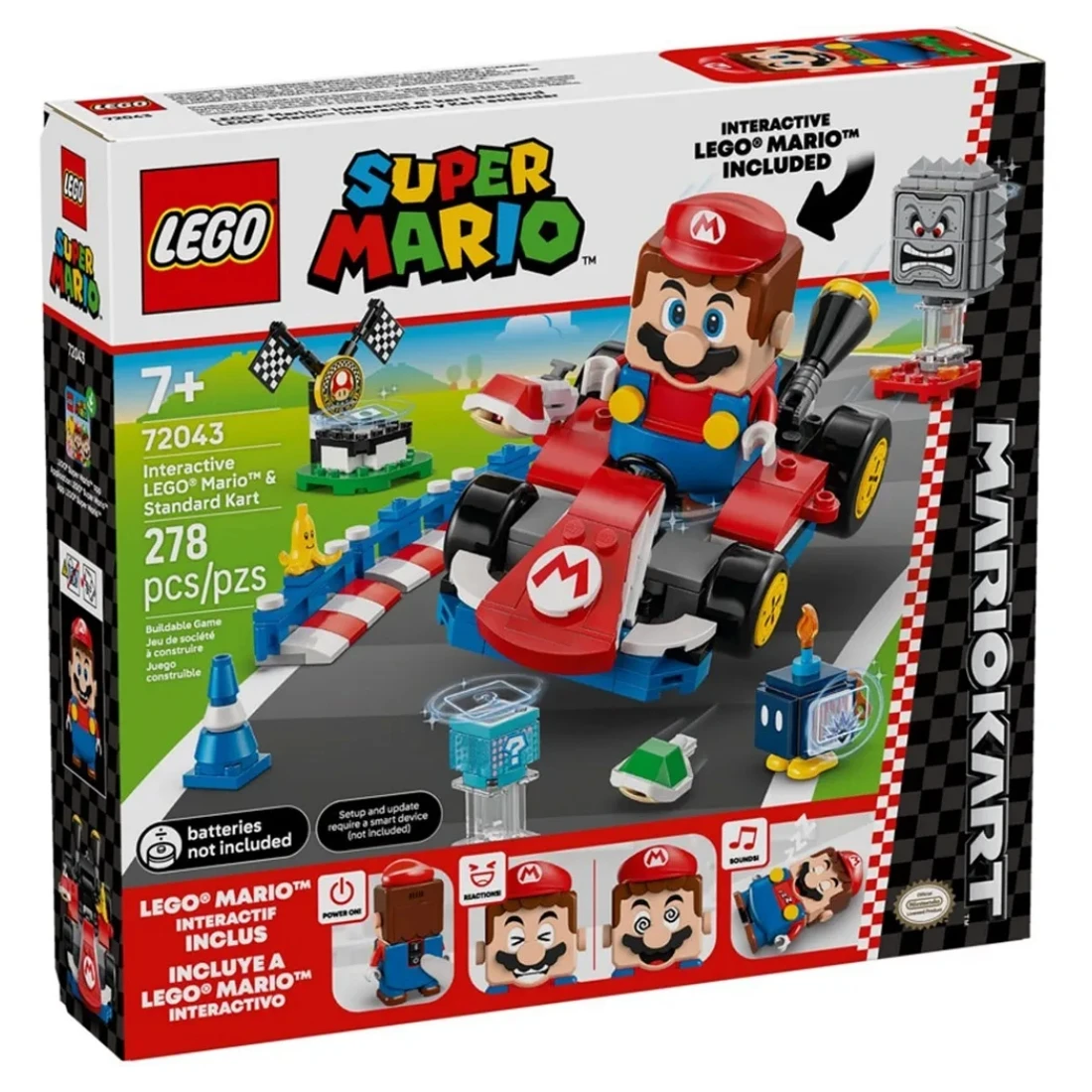 Lego 樂高 Mario 72043 瑪利歐賽車 瑪利歐與標準車
