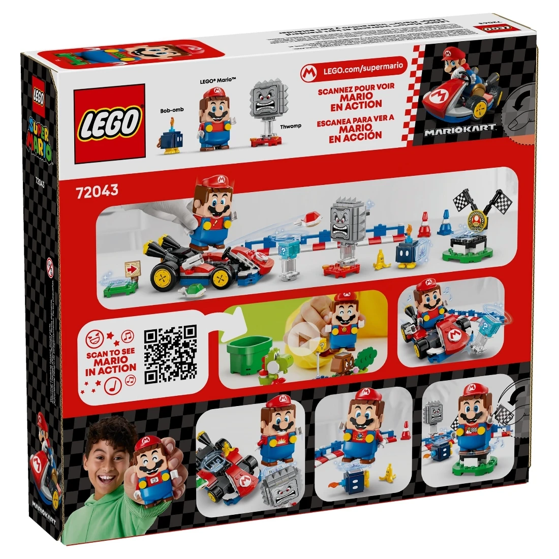 Lego 樂高 Mario 72043 瑪利歐賽車 瑪利歐與標準車