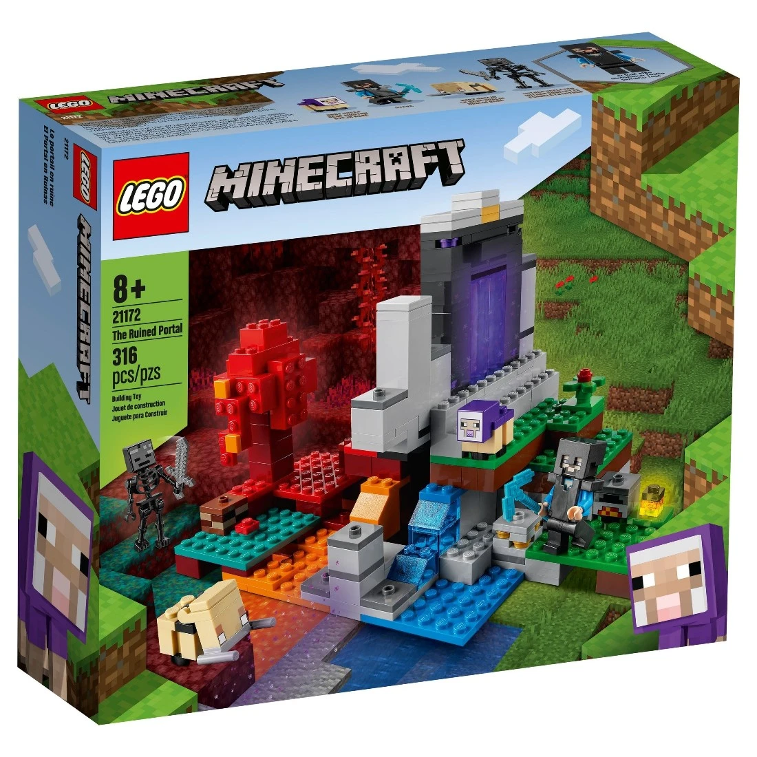 Lego 樂高 Minecraft 創世神 21172 廢棄傳送門