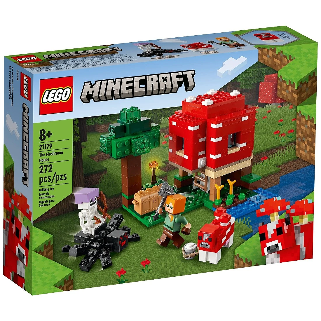 Lego 樂高 Minecraft 創世神 21179 蘑菇屋