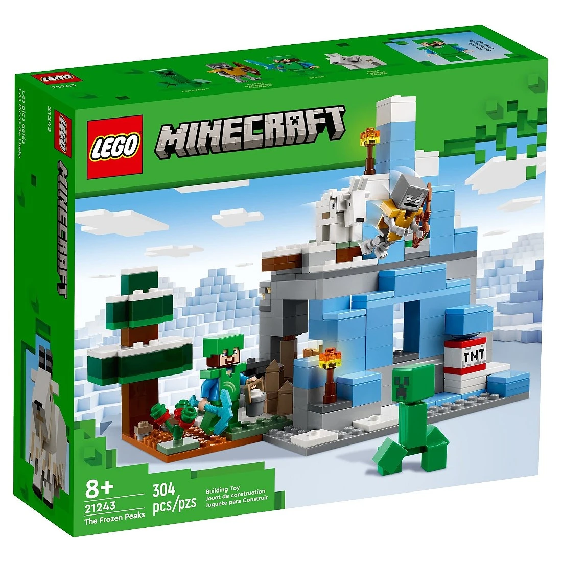 Lego 樂高 Minecraft 創世神 21243 霜凍山峰