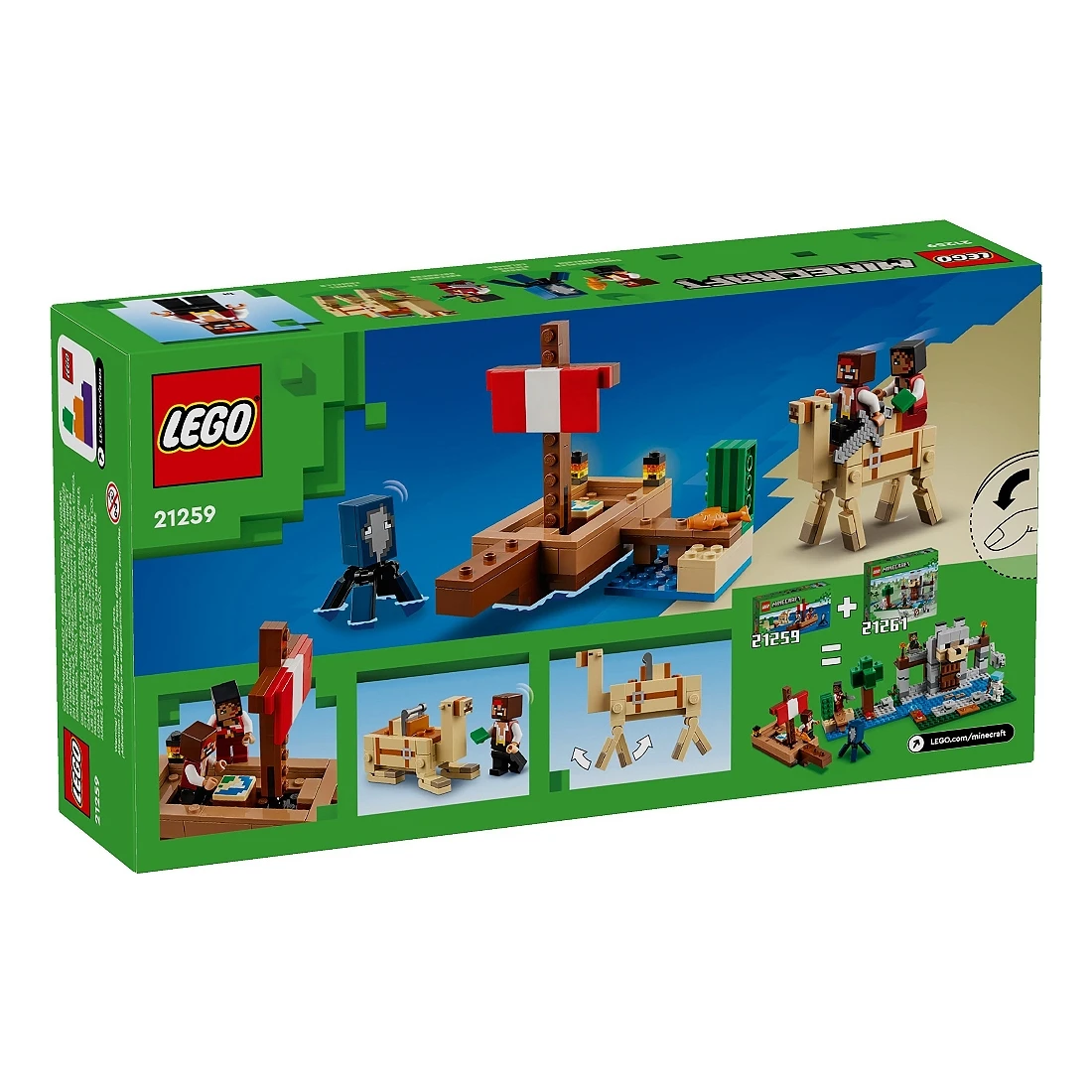 Lego 樂高 Minecraft 創世神 21259 海盜船之旅