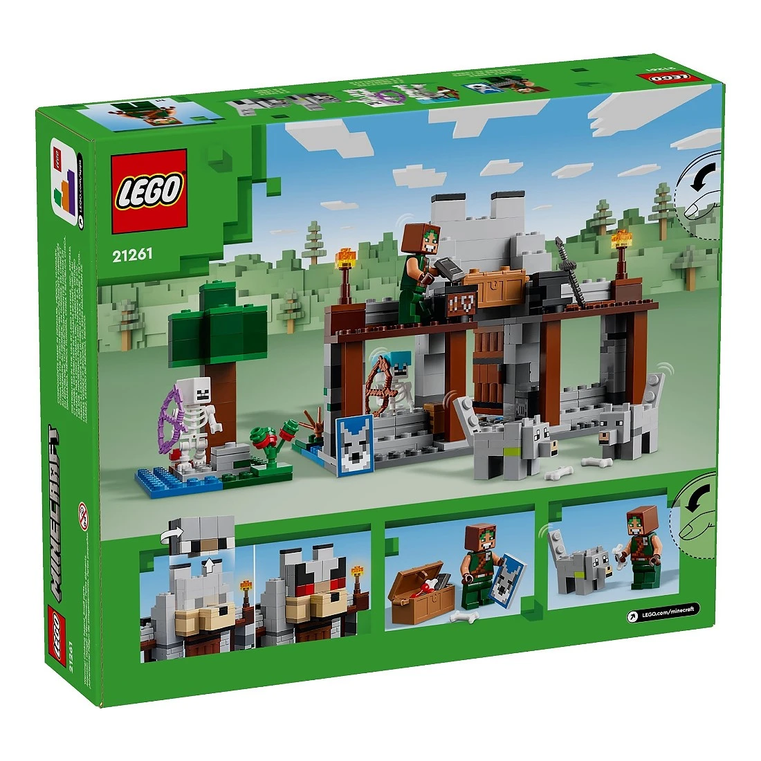 Lego 樂高 Minecraft 創世神 21261 狼堡