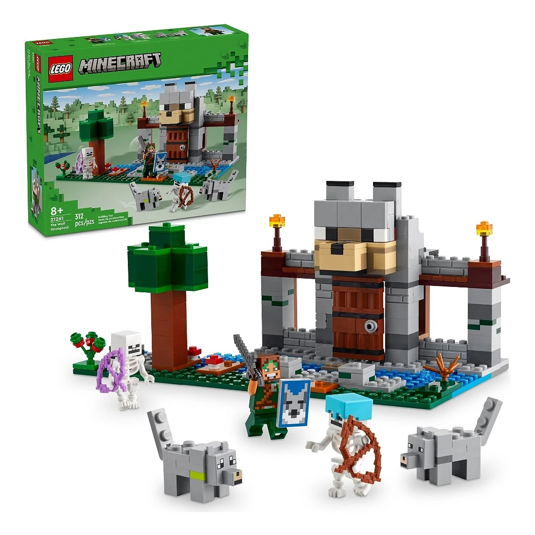 Lego 樂高 Minecraft 創世神 21261 狼堡