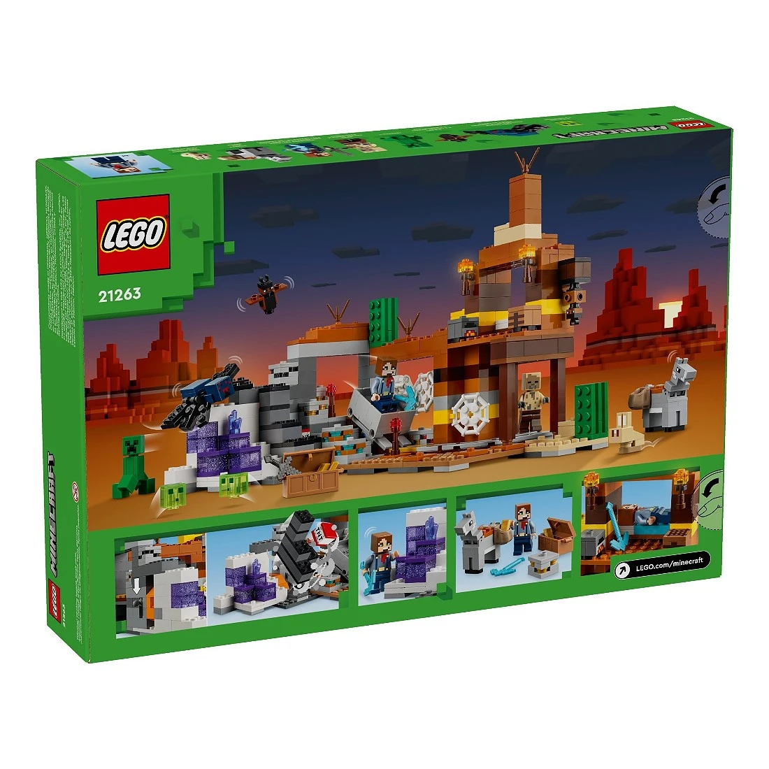 Lego 樂高 Minecraft 創世神 21263 荒地礦井