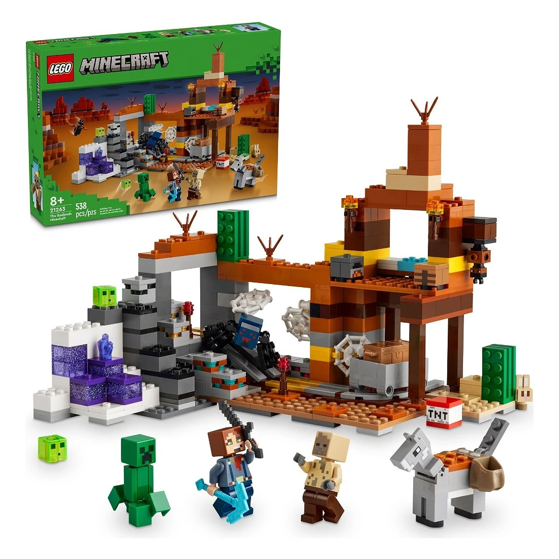 Lego 樂高 Minecraft 創世神 21264 末影龍和末地船